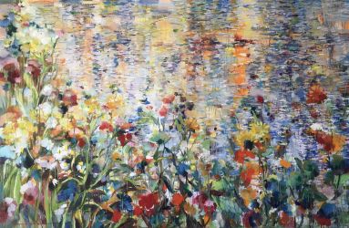 Abstract Painting: Changing Appearance (49 x 76 inches)