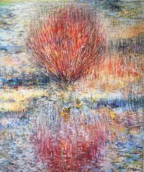 Abstract Painting: Presence  (67 x 56 inches)