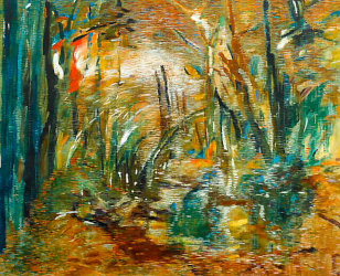 Oil Painting for Sale: Woodpecker (96 x 108 inches)